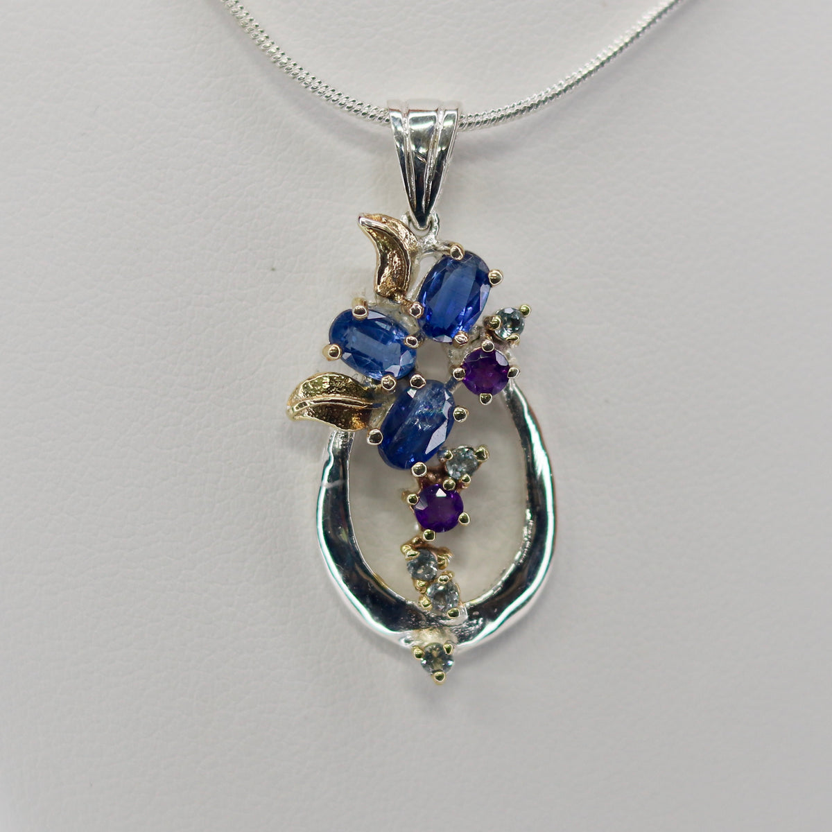 Kyanite Pendant Sterling Silver - The Spirit of Life