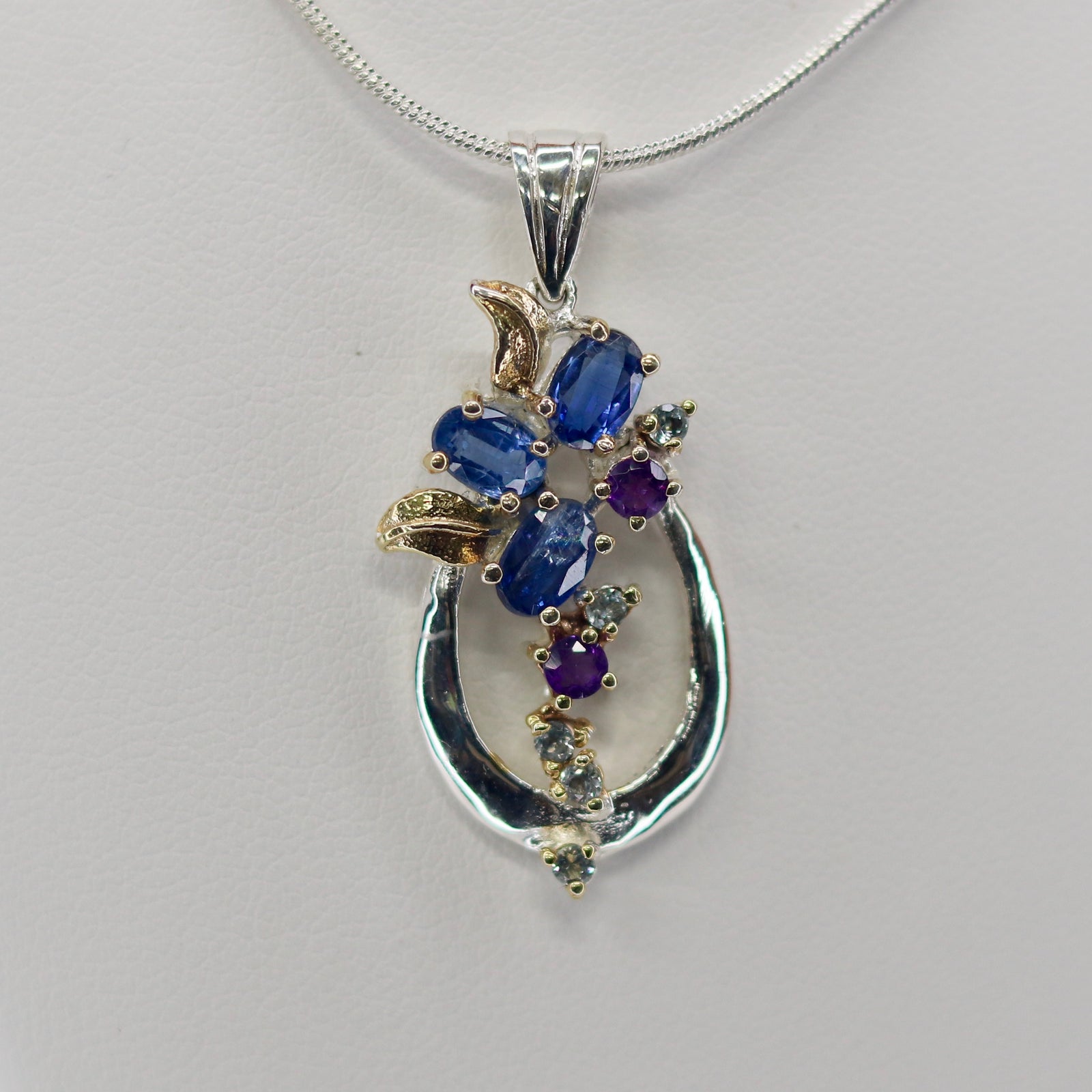 Kyanite Pendant Sterling Silver - The Spirit of Life