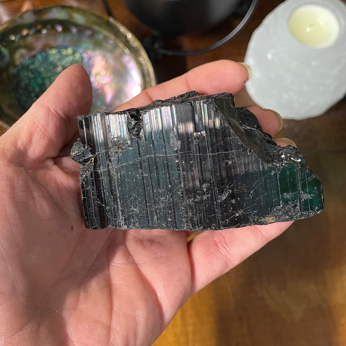 Natural Black Tourmaline 448g - The Spirit of Life