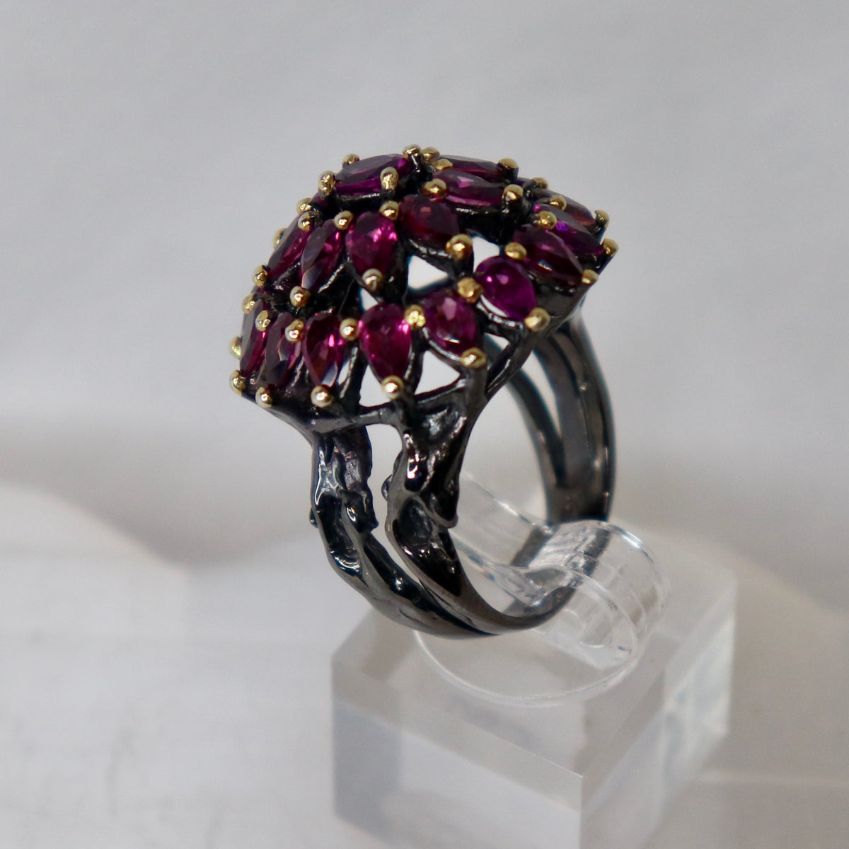 Rhodolite Sterling Silver Ring Sz 7 - The Spirit of Life