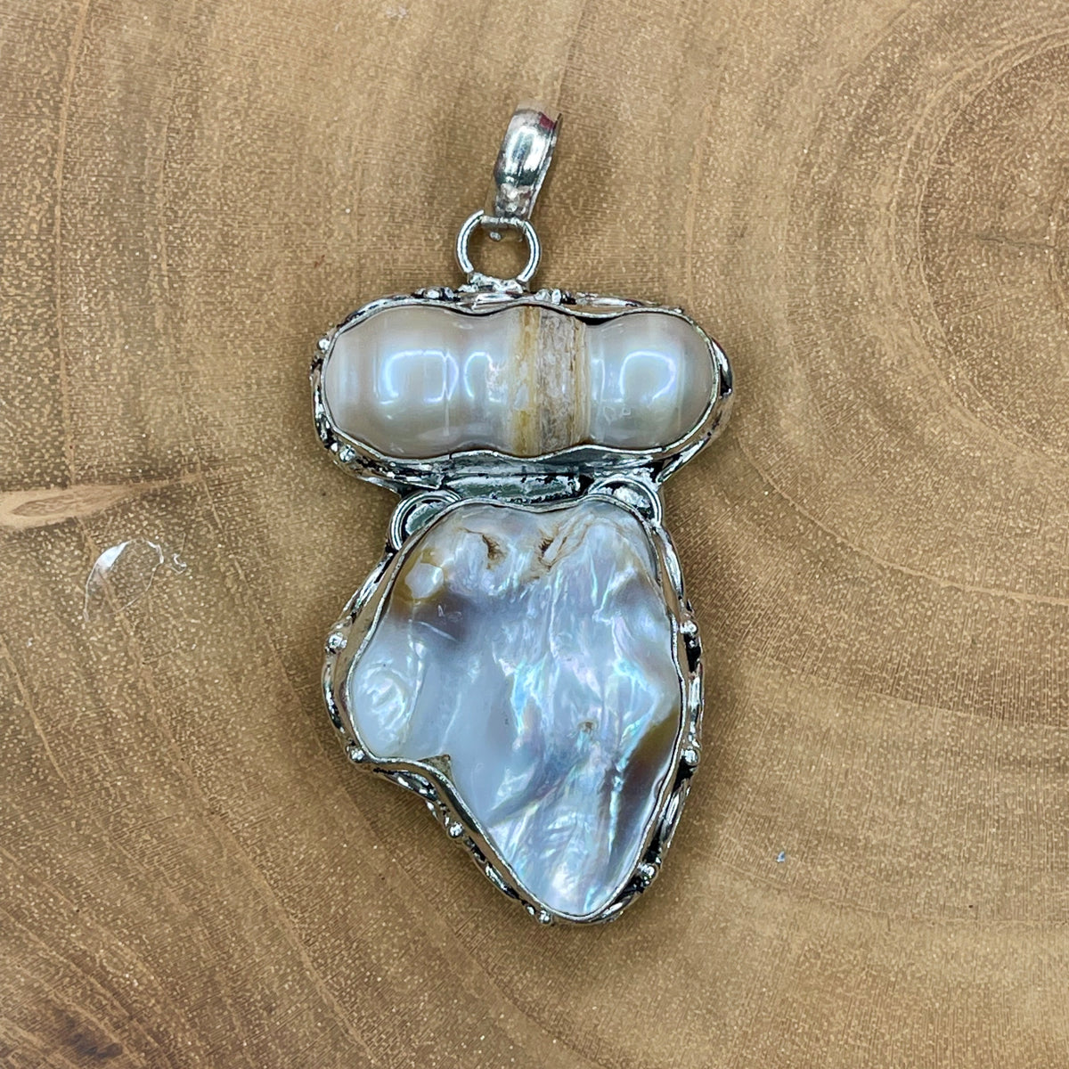 Baroque Perl Silver Plated Pendant - The Spirit of Life