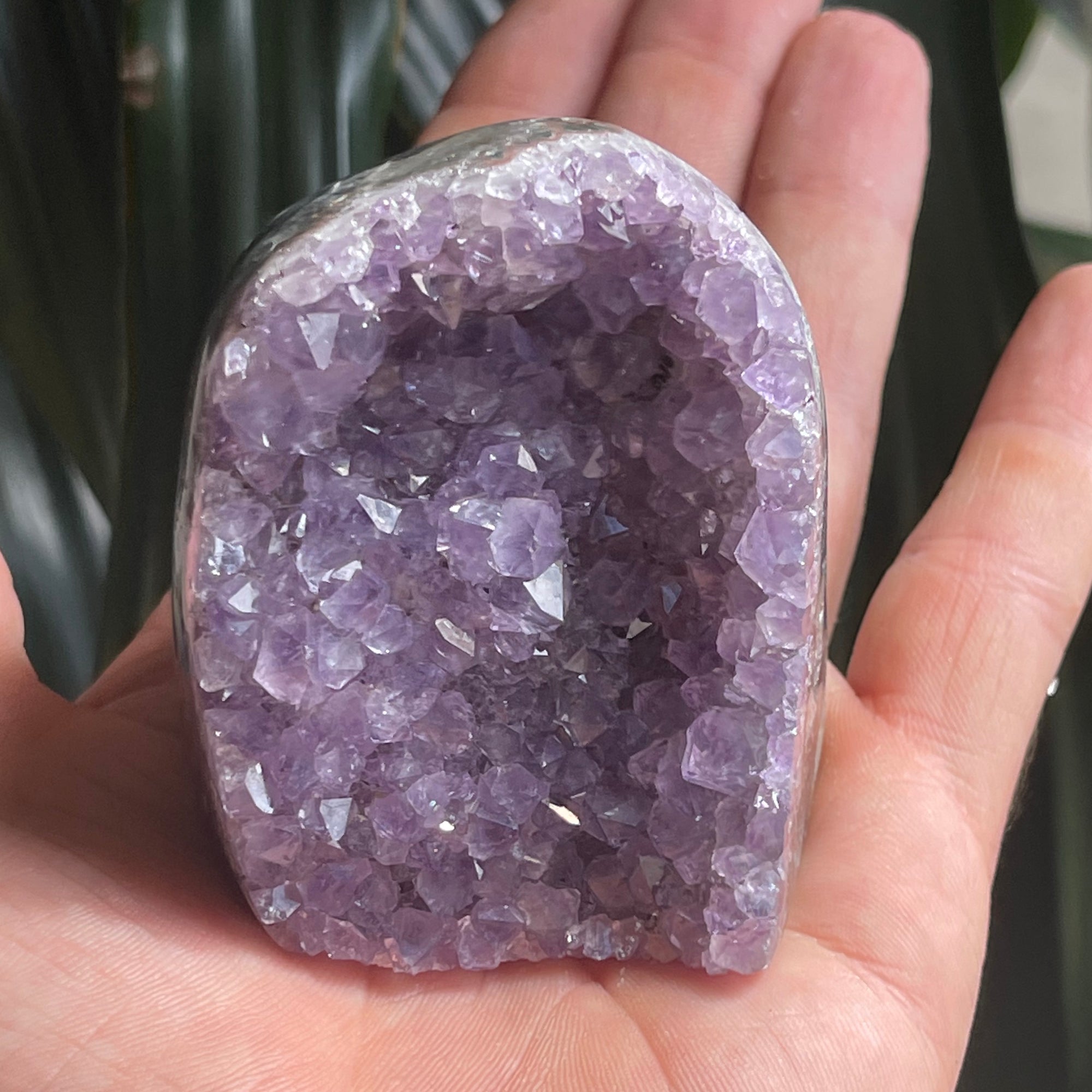 AAA Natural Amethyst Standing Geode / Cluster 280g - The Spirit of Life
