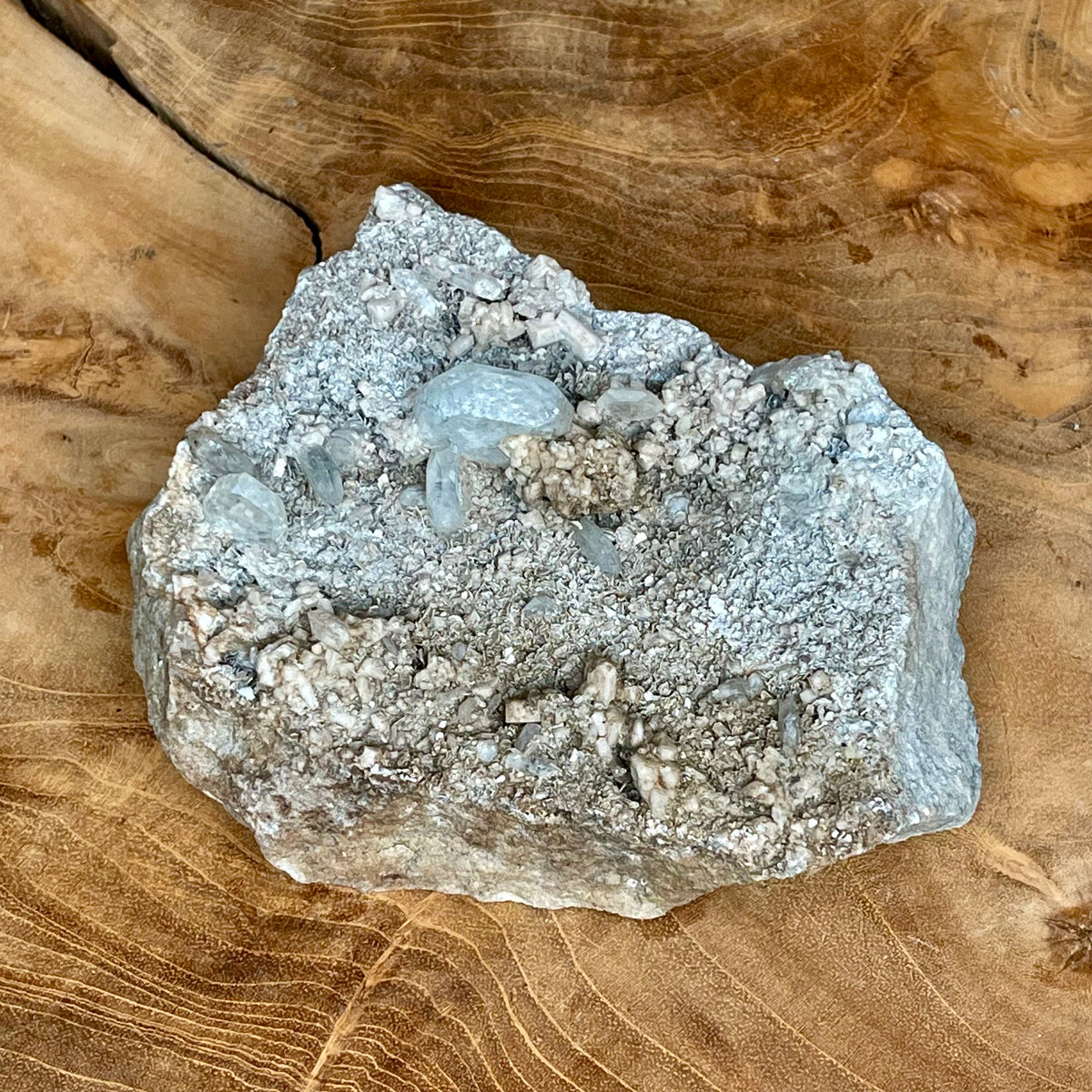 Natural Aquamarine Crystal in matrix 558g - The Spirit of Life