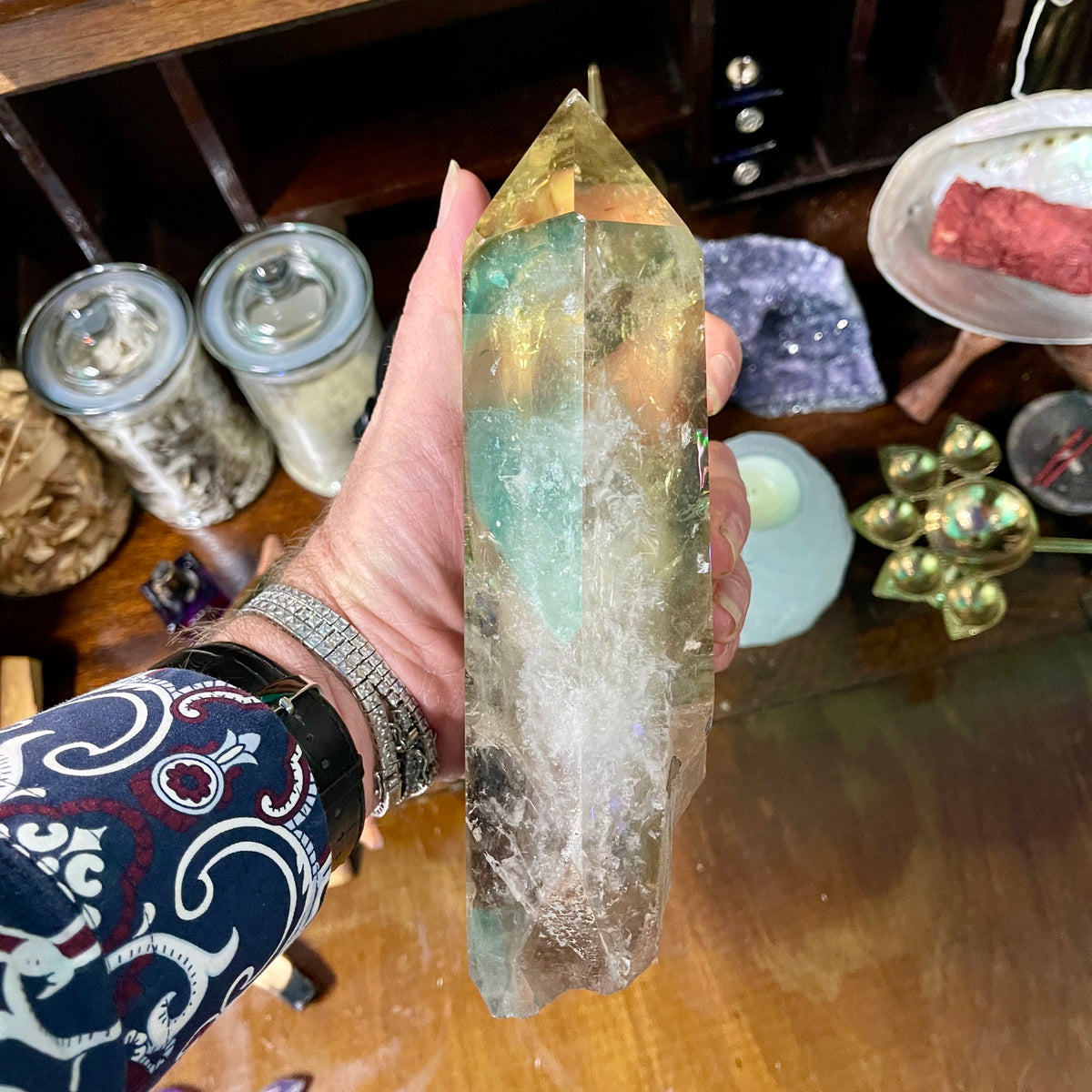 Stunning Smoky Citrine Point 1661g - The Spirit of Life