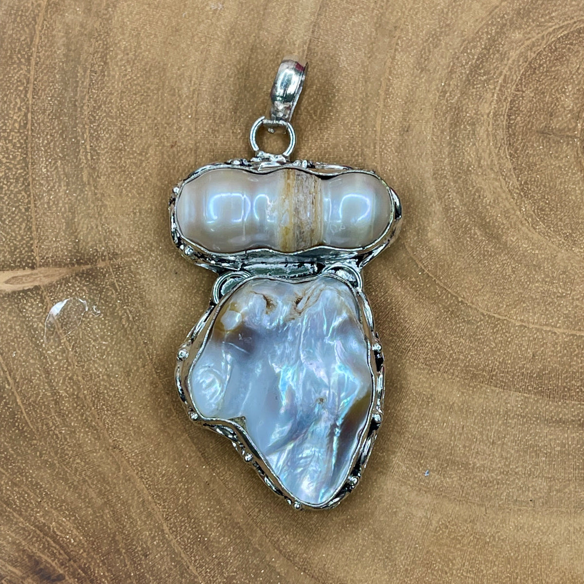 Baroque Perl Silver Plated Pendant - The Spirit of Life