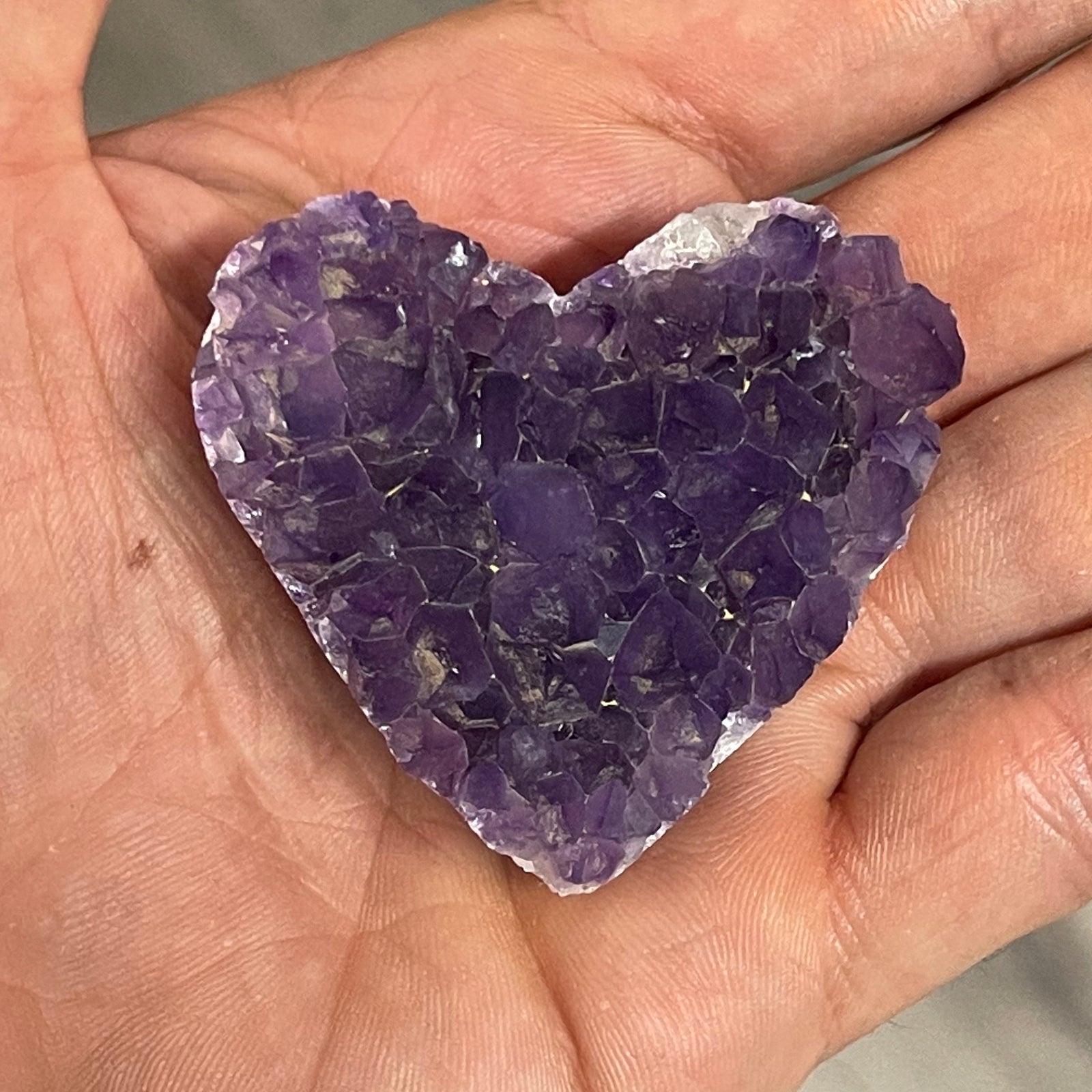 Amethyst Heart 75g