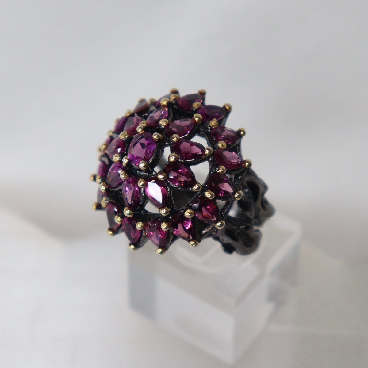 Rhodolite Sterling Silver Ring Sz 7 - The Spirit of Life