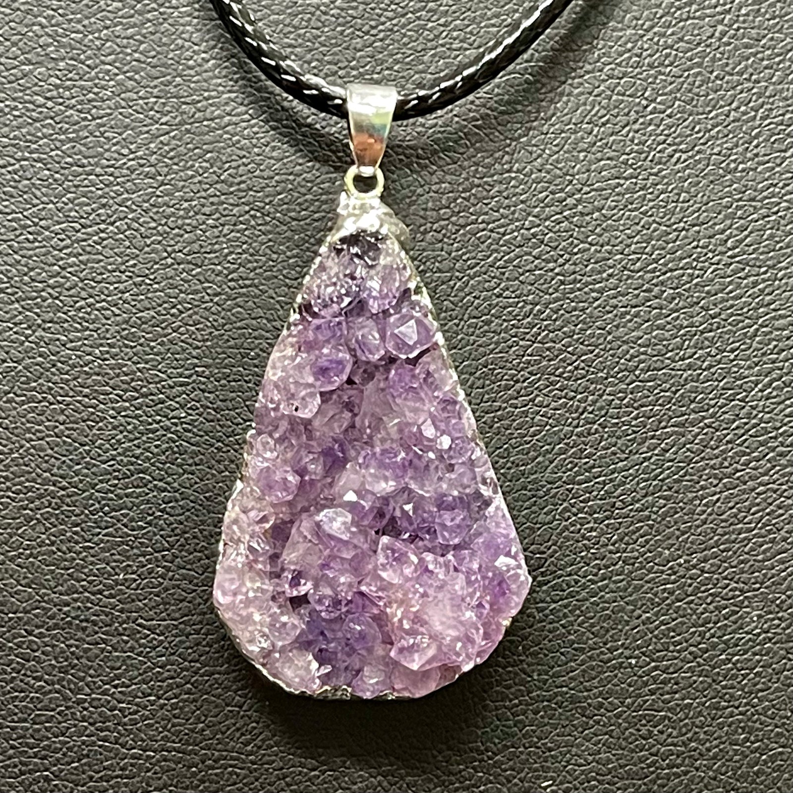 Amethyst Cluster Pendant