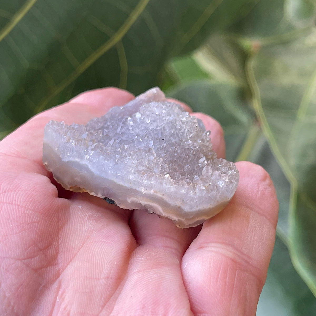 Pale Amethyst Heart