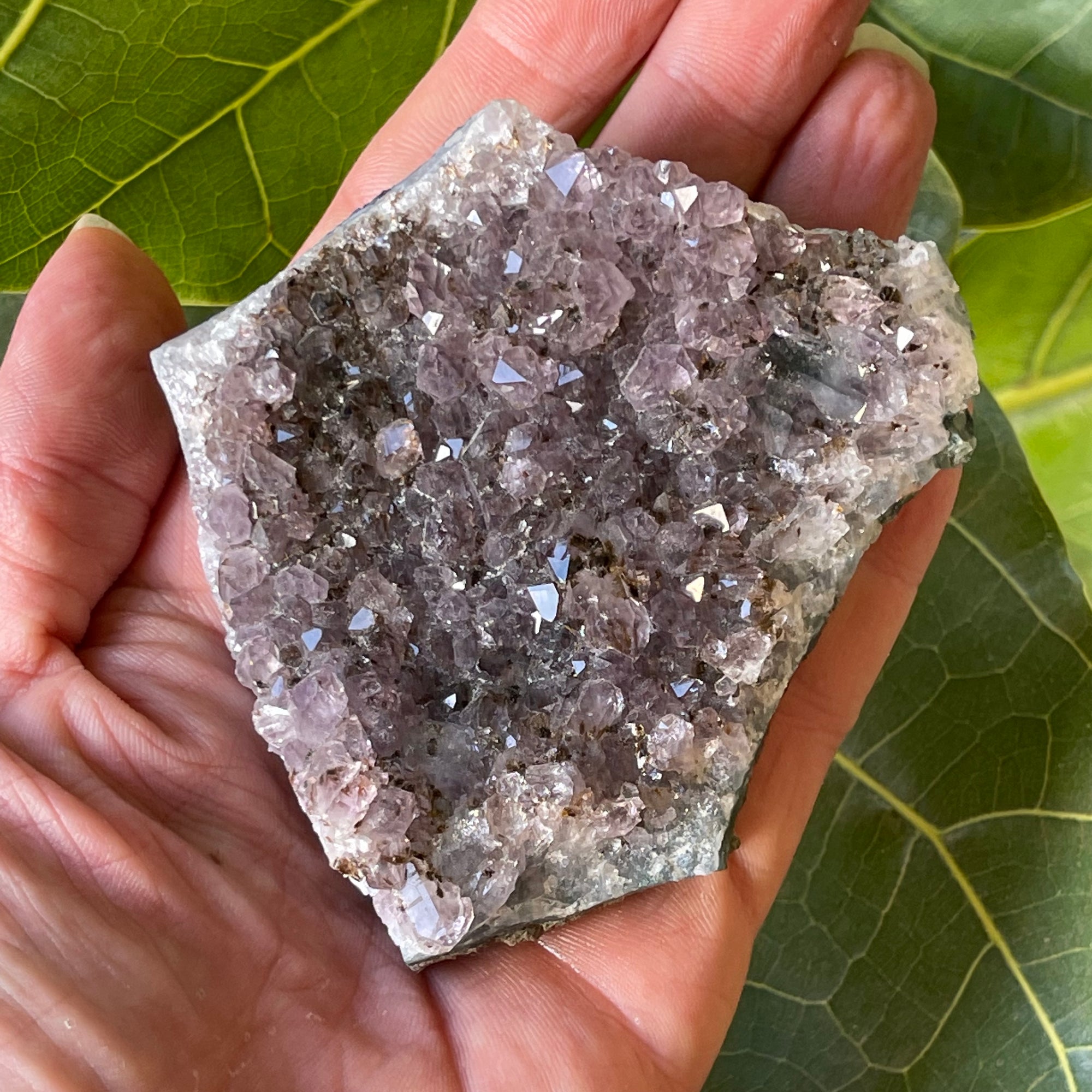 AAA Natural Pale Amethyst Cluster 207g