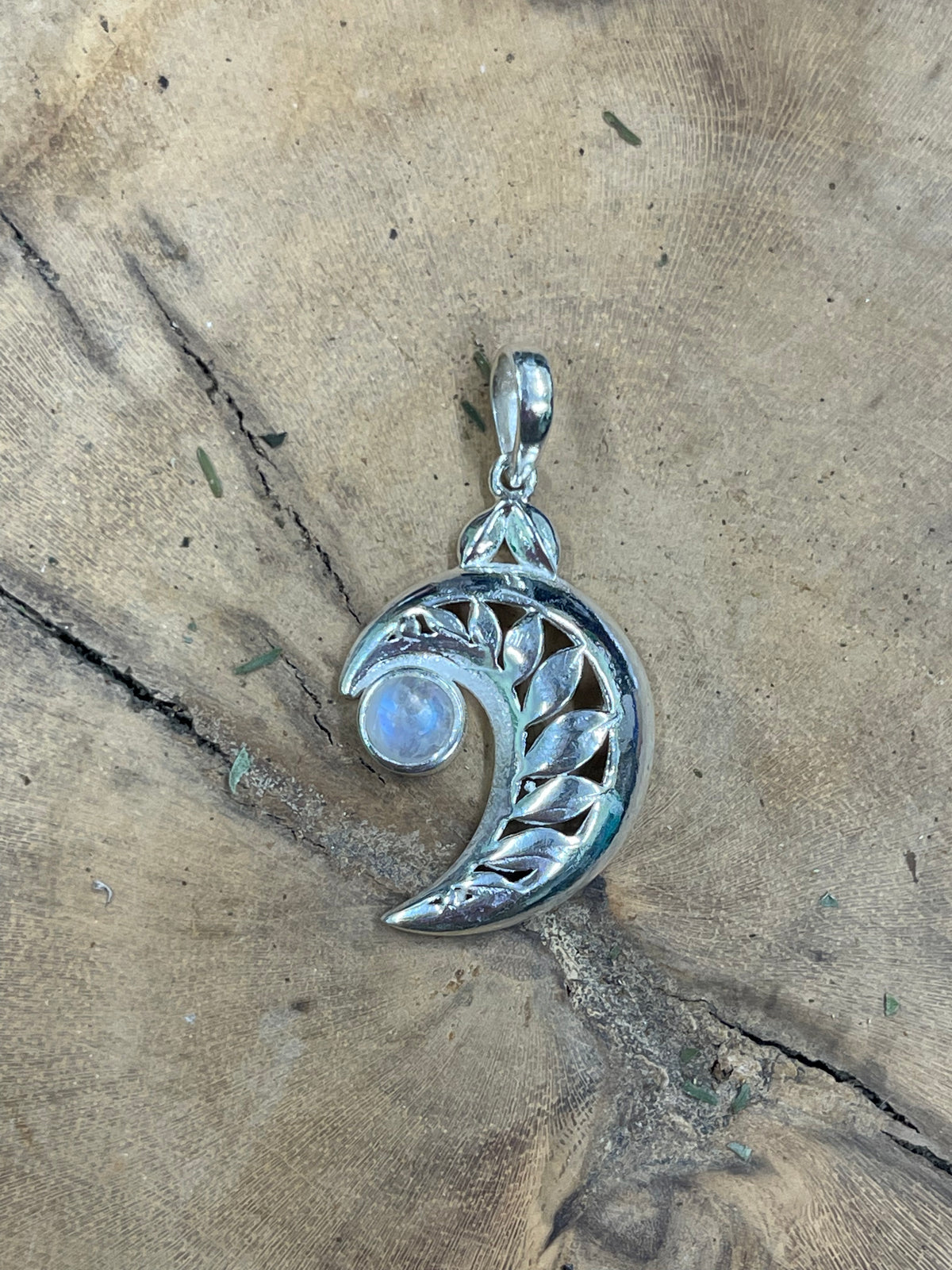 Moonstone Sterling Silver Pendant
