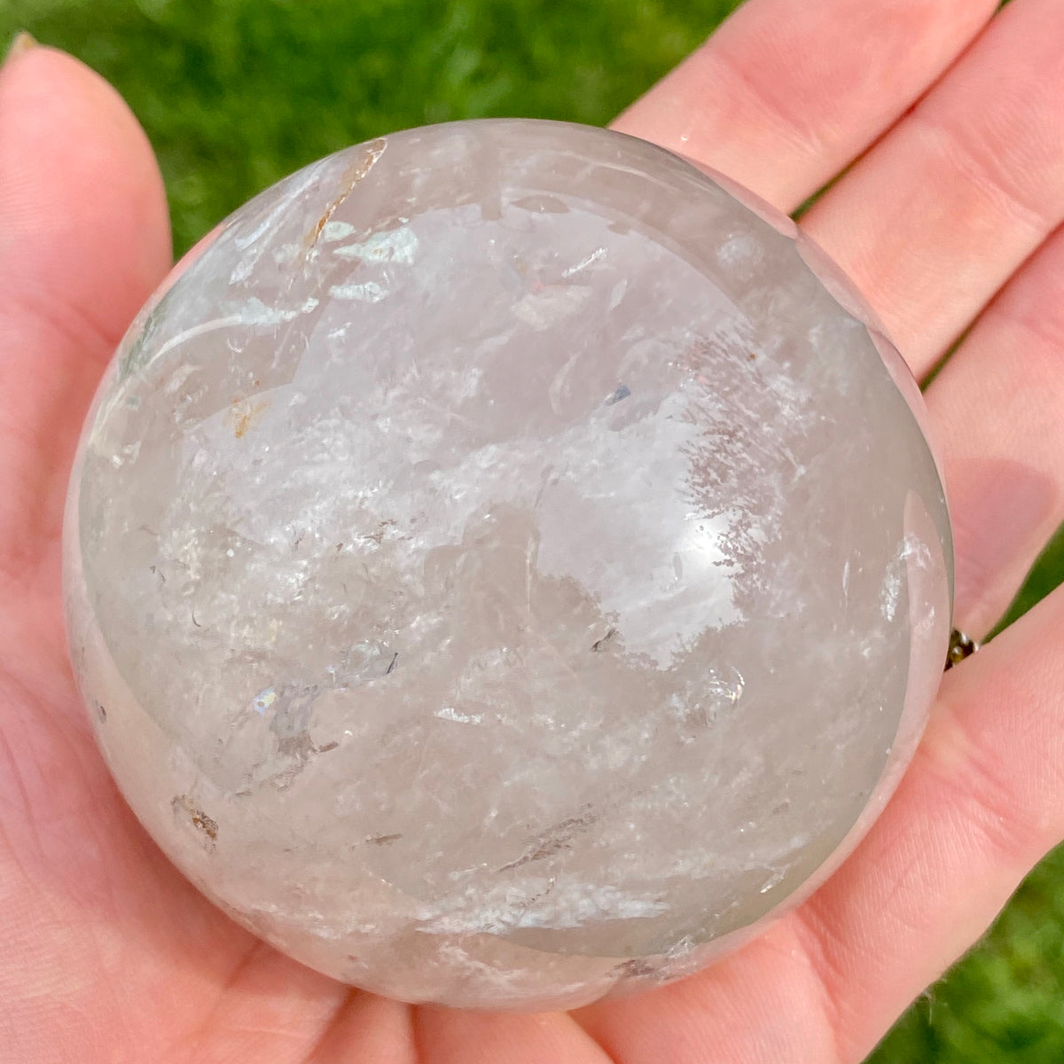 Ghost Quartz Crystal Sphere - The Spirit of Life