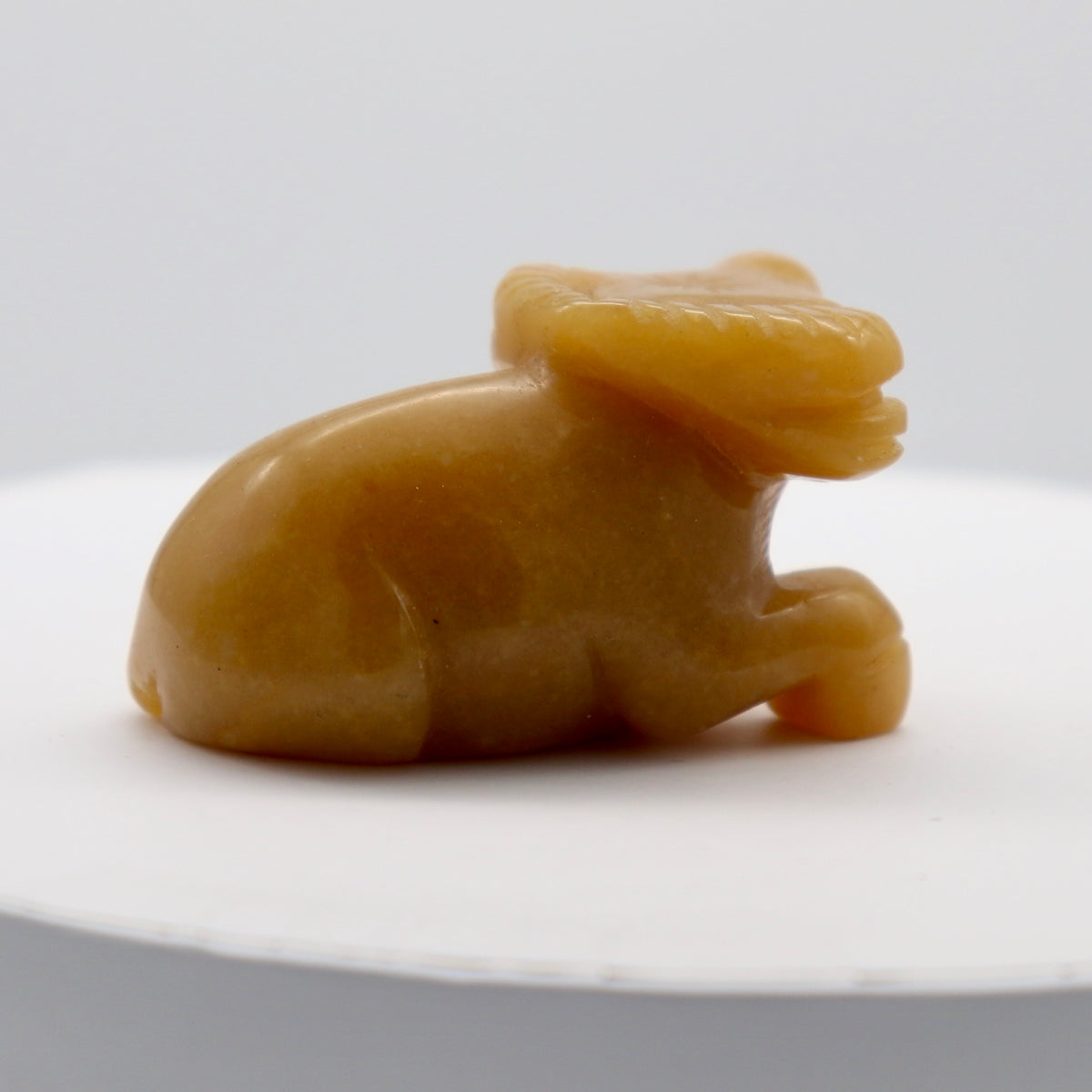 Yellow Aventurine Buffalo Carving 56g - The Spirit of Life