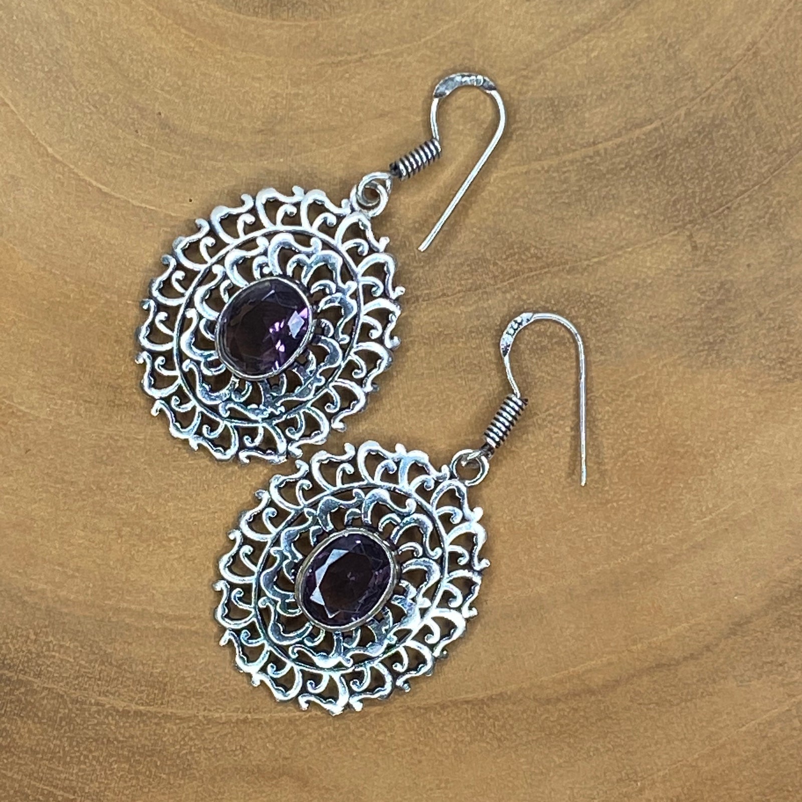 Bespoke Amethyst Earrings - The Spirit of Life