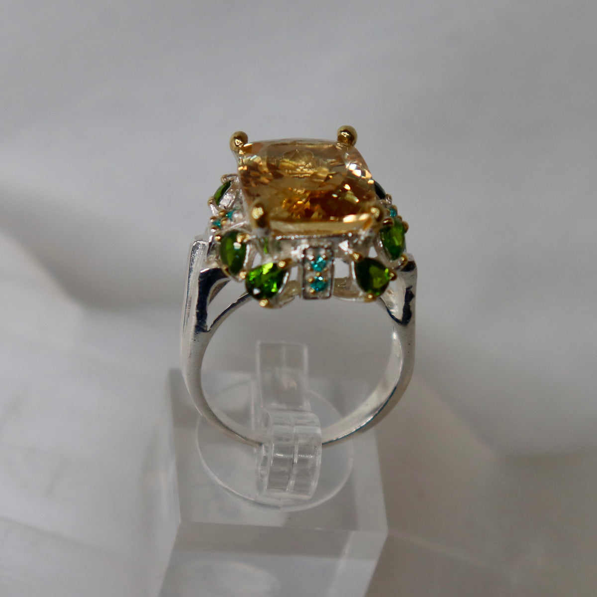 Citrine Sterling Silver Ring Sz 8.25 - The Spirit of Life