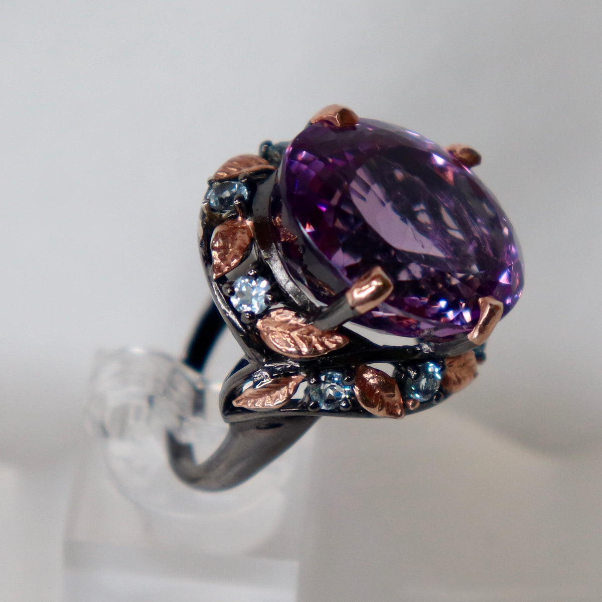 Amethyst Sterling Silver Ring Sz 8.25 - The Spirit of Life