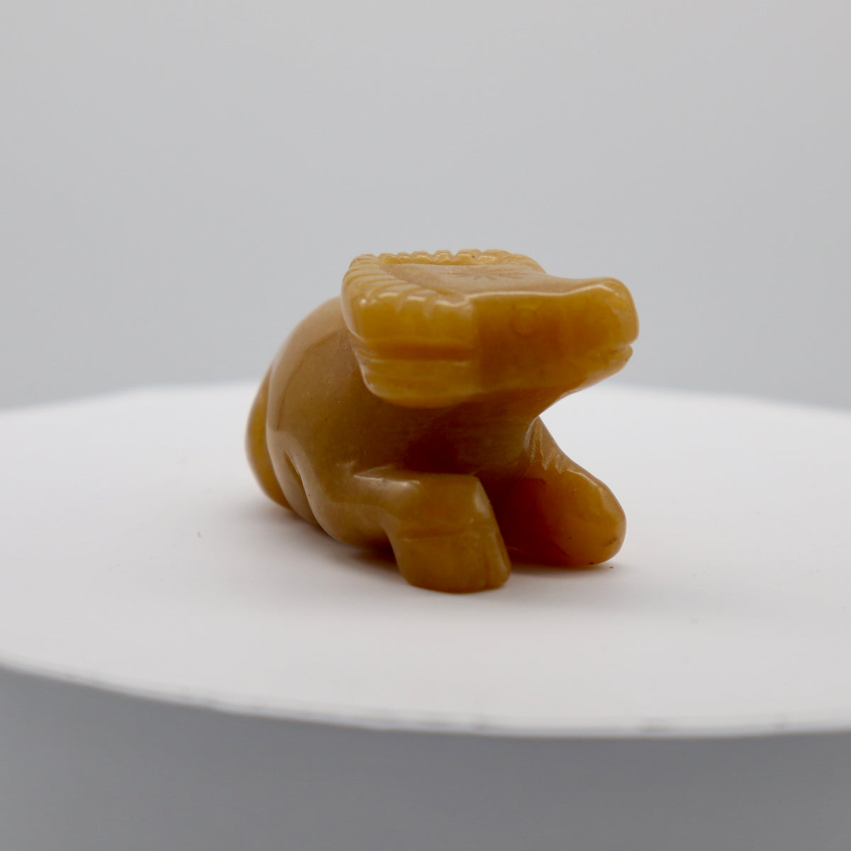 Yellow Aventurine Buffalo Carving 56g - The Spirit of Life