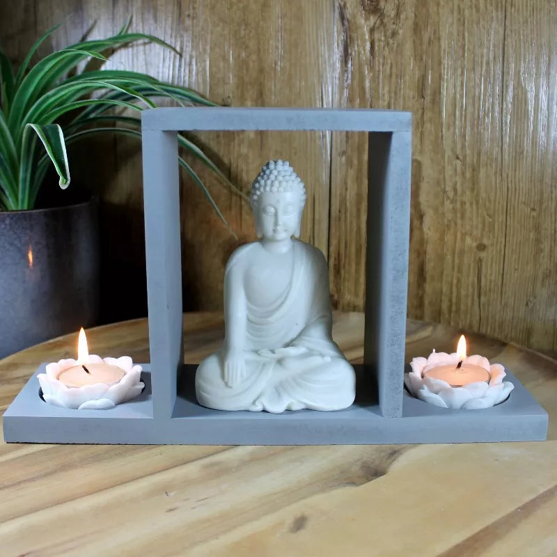 Buddha Tea-light / Incense Holder - The Spirit of Life