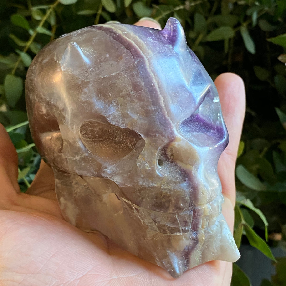 Fluorite Devil Skull - The Spirit of Life