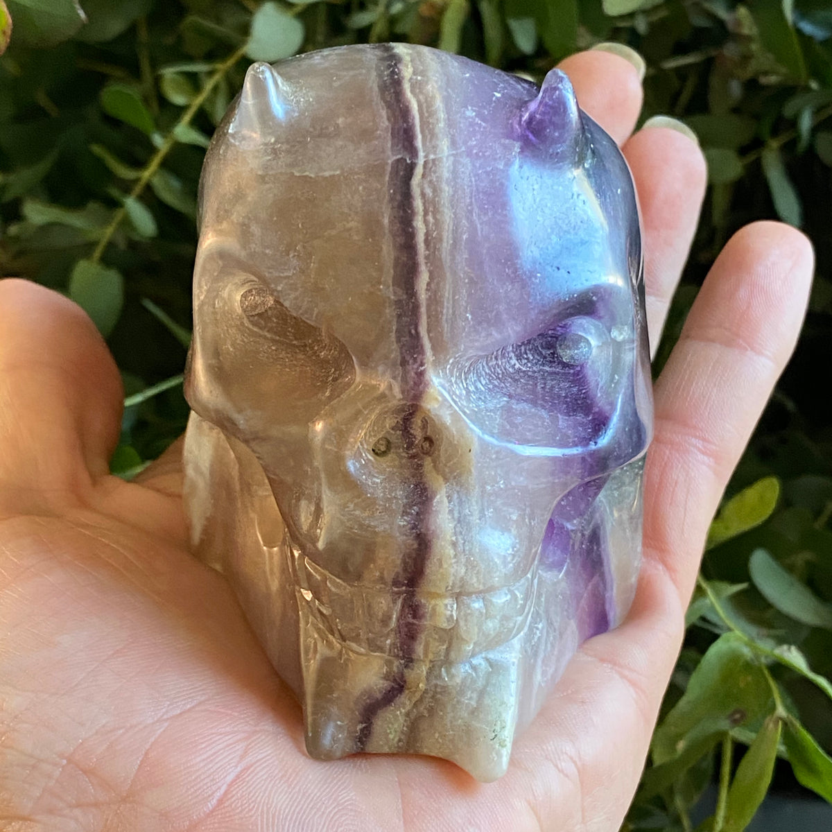 Fluorite Devil Skull - The Spirit of Life