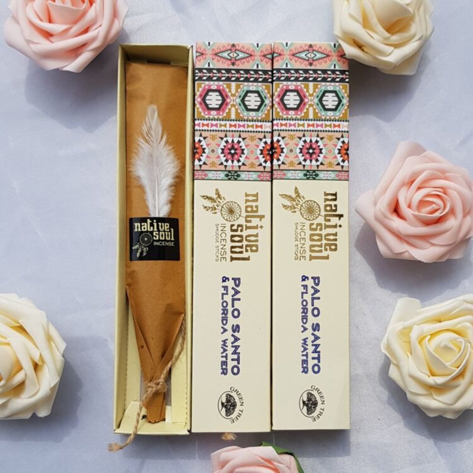 Native Soul Palo Santo & Florida Water Incense 15g - The Spirit of Life