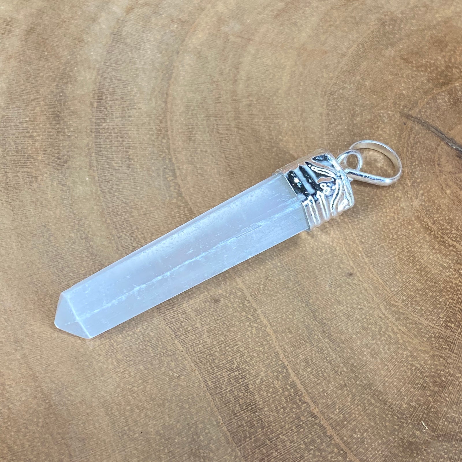 Selenite point pendant - The Spirit of Life