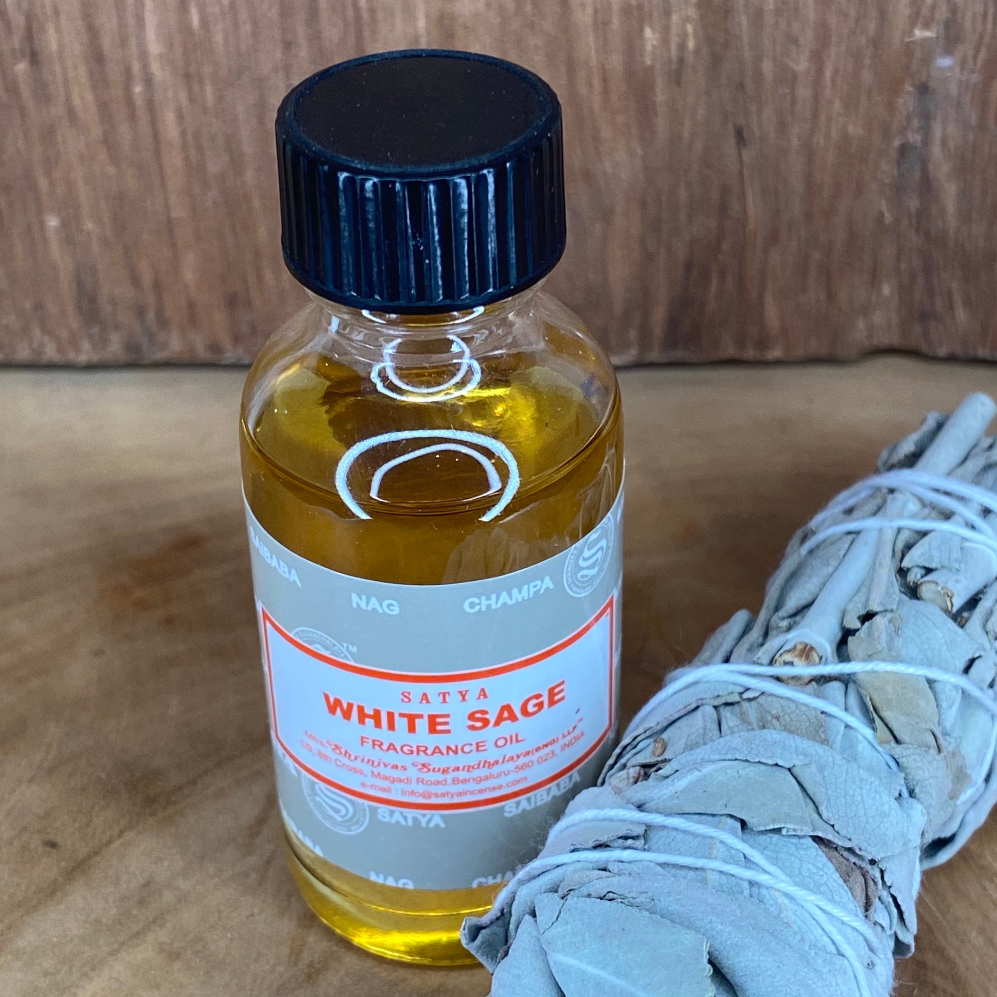 Satya White Sage Fragrance Oil 30ml - The Spirit of Life