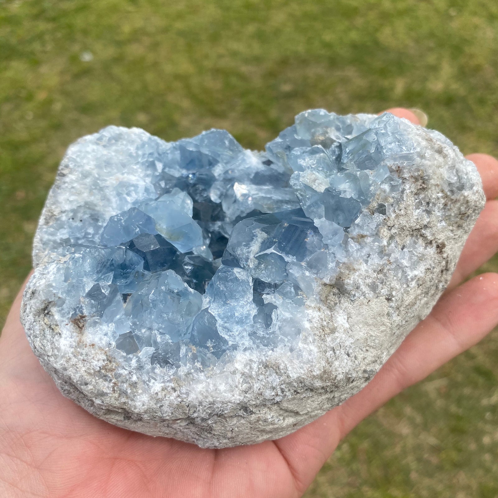 1246G celestite cluster Crystal - The Spirit of Life