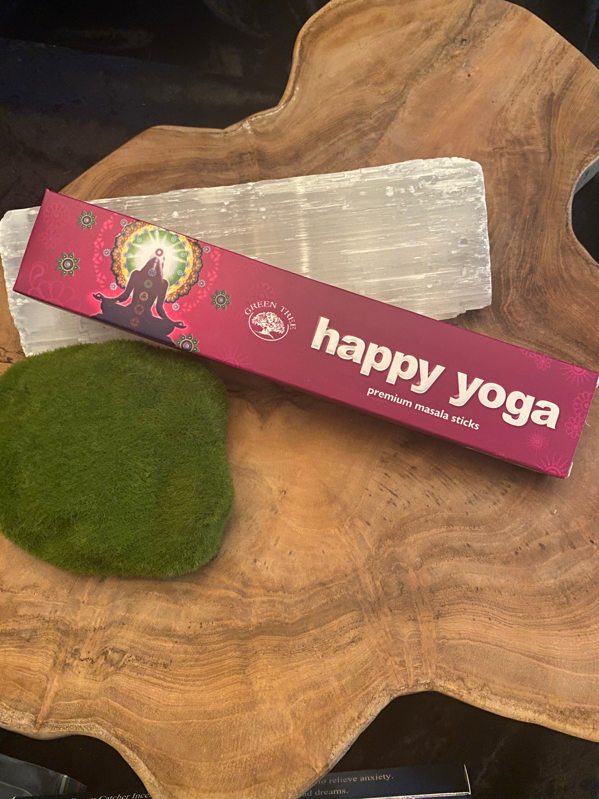 Happy Yoga Incense 15g, Green Tree - The Spirit of Life